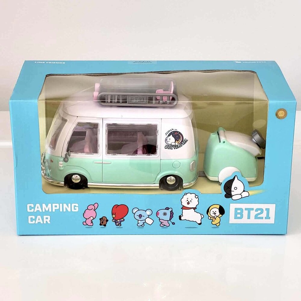 BTS Official BT21 Unboxed Camping Car Playset Rare Collectable